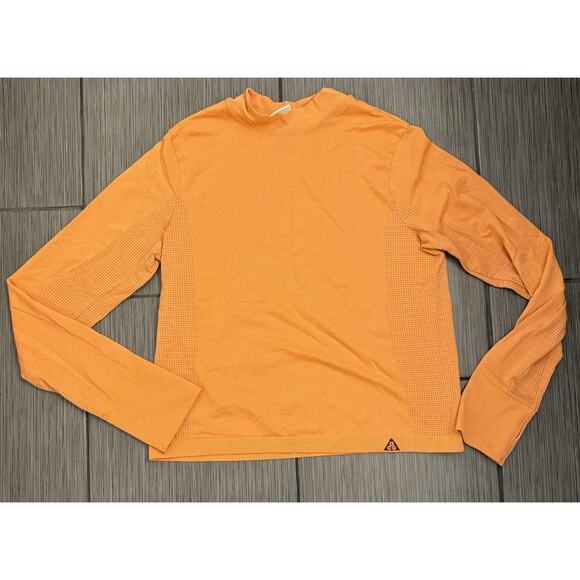 Nike ACG Tops - ACG Nike Dri Fit ADV Delta River Orange Base Layer 1 Women’s Size XL